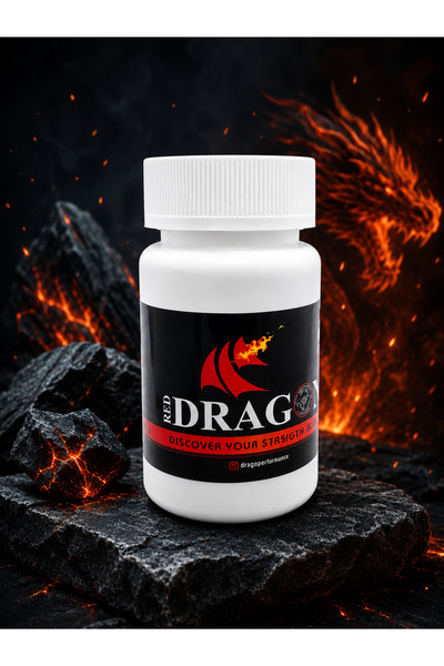 ABU ŞİFA BİTKİSEL & KOZMETİK ÜRÜNLER Red Dragon 30 Kapsül Bitkisel Takviye Er...