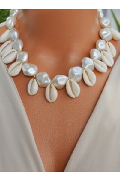 Stoneage Necklace - White -
