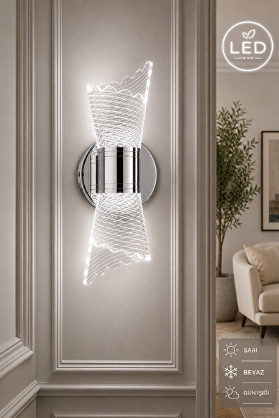 Vivido Home İnci Gümüş Led Aplik