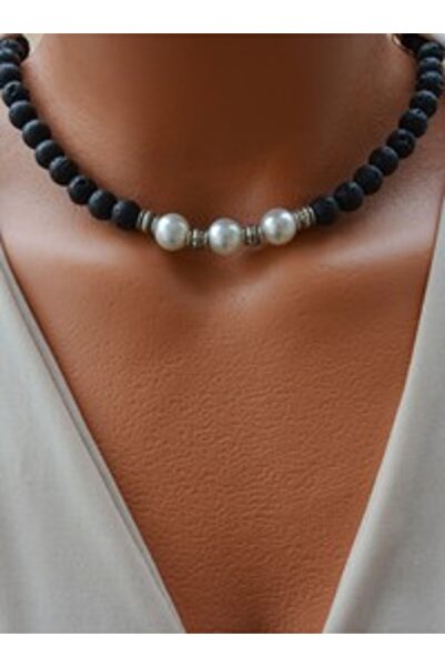 Stoneage Pearl Necklace -