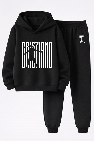 MAGORS Cristiano Ronaldo Printed 3-Yarn Quality Sweatshirt and Trackpants Kid...
