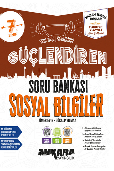 Ankara Yayıncılık 7.SINIF YENİ BAĞLAM TEMELLİ GÜÇLENDİREN SOSYAL BİLGİLER SOR...
