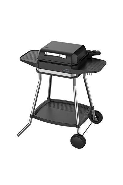 Primo PRBQ-40499 Ψησταριά μπάρμπεκιου με βάση 3050W Με πλαϊνά ράφια + καπάκι ...