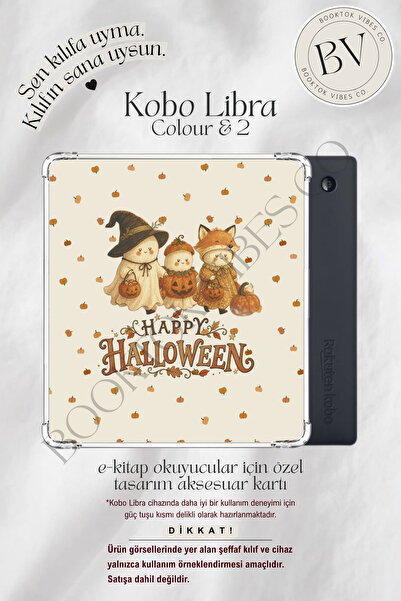 BookTok Vibes Co. Happy Halloween Cadılar Bayramı Temalı Insert - Kindle ve K...