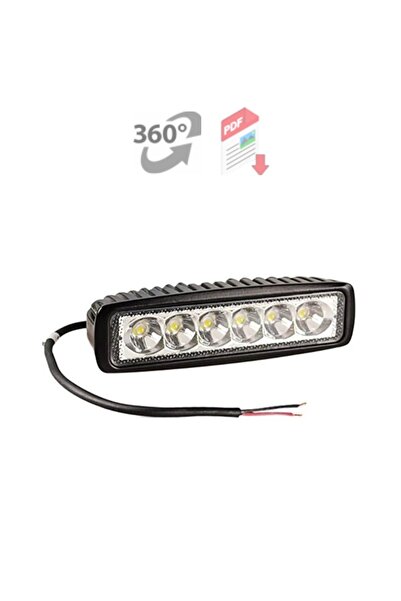 Önder OFF ROAD- MOTORSİKLET ÖN AYDINLATMA MİNİ DİKDÖRTGEN 8LED
