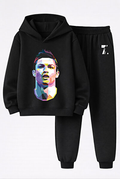 MAGORS Cristiano Ronaldo Printed 3-Yarn Quality Sweatshirt and Trackpants Kid...