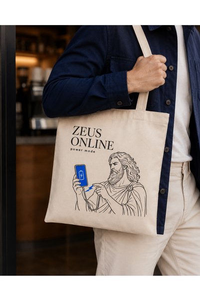 babytex Zeus Printed Cloth Bag 35X40 cm