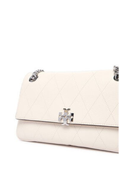 Tory Burch Geantă matlasată Charlie 185829 Crem