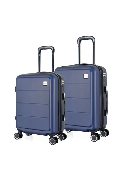 ANKOR ΣΕΤ 2 ΒΑΛΙΤΣΩΝ ABS 37x27x55εκ. ΚΑΙ 41x31x65εκ. ΜΕ ΕΠΕΚΤΑΣΙΜΟΤΗΤΑ ΚΑΙ 4 ...