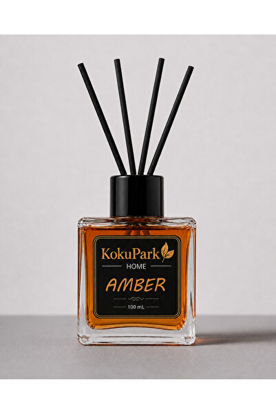 Home Amber 100 ML Bambu Çubuklu Oda Kokusu – Kalıcı ve Yoğun Koku