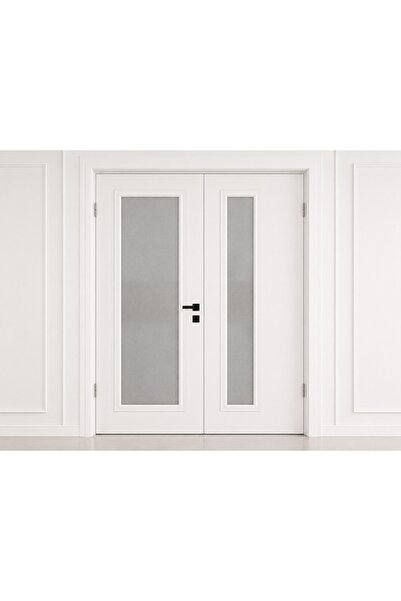 kapa Modern Çift Açılır Oda Kapısı - Pvc Kaplı Mdf İç Oda Kapısı - 202x135cm ...