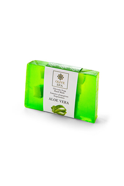 OLIVE SPA Χειροποίητο Φυτικό Σαπούνι Γλυκερίνης - Αλόη