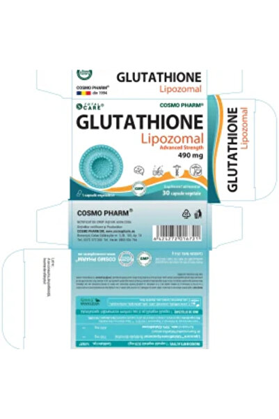 Cosmo Pharm GLUTATION LIPOSOMAL 490mg /30capsule