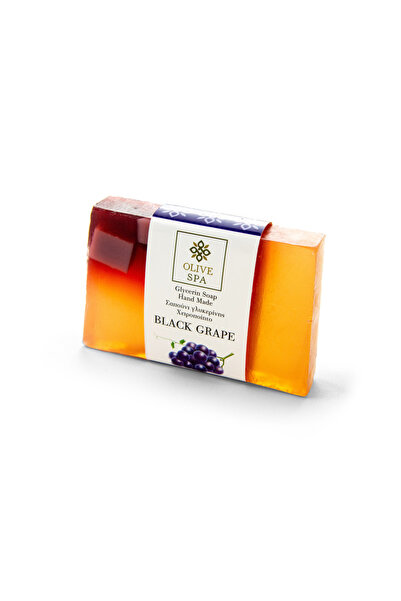 OLIVE SPA Χειροποίητο Σαπούνι Φυτικής Γλυκερίνης - Μαύρο Σταφύλι