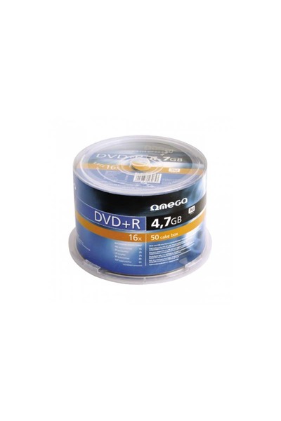 Omega DVD-R 4.7GB 16x 50 τεμάχια Cake (46.01.56316)