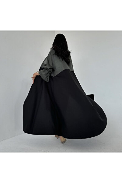 Generic Brand Modest Patchwork Regular Fit Women's Abaya