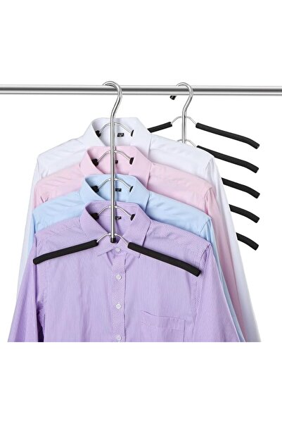 TERRIFI 5-in-1 Blouse Tree Hangers, Non-Slip Space-Saving Stainless Steel Clo...