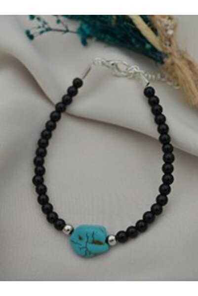 Stoneage Turkaz and Onyx Bracelet - Mixed -