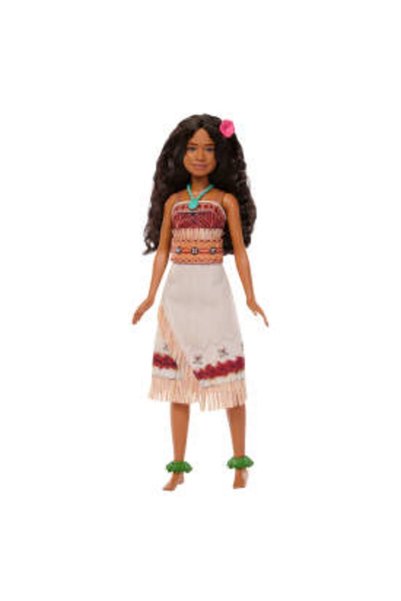 mattel Disney Βαϊάνα Κούκλα Πραγματικοποιημένης Φιγούρας με 5 Αξεσουάρ JLV15