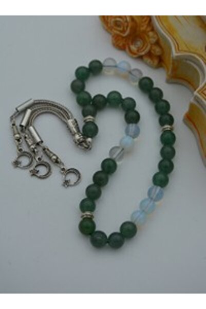 Stoneage Aventurine and Opal Rosary - Multicolored -