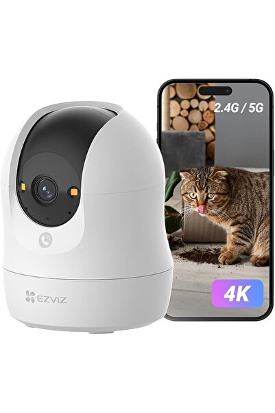 EZVIZ 4K Indoor WiFi Surveillance Camera 360°, IP Camera Person/Pet/Noise Det...