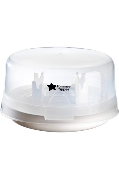 tommee tippee جهاز تعقيم بالبخار للميكروويف لزجاجات الأطفال، اللهايات، مضخات ...