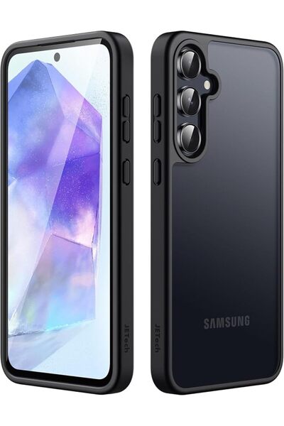 JETech Matte Case for Samsung Galaxy A55, Black
