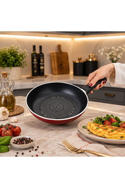 Mastercook Master Cook 18cm Non-Stick Frying Pan - Small Frying Pan with Blac...