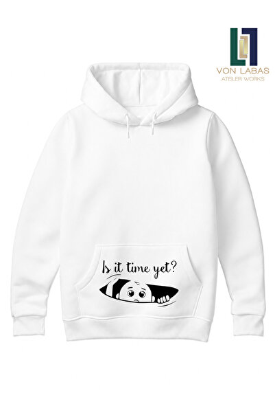 PANDORICA Hamile Anne Adayı Temalı Özel Tasarım Unisex Premium Pamuklu Sweatshirt- Yüksek Kalite Baskılı