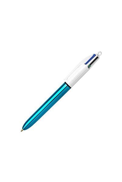 Bic Στυλό 1.0mm 4 Χρώματα - Μπλε Λαμπερό Σώμα (902128)