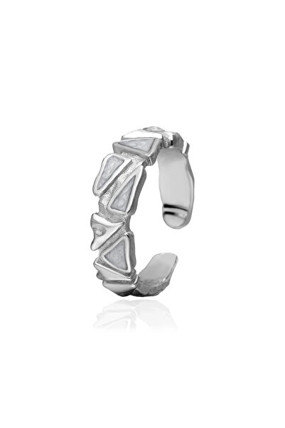 Peach Jewelry Δαχτυλίδι Ιζαμπέλα Ασήμι 925 Ανάγλυφο Ρόδιο Με Υαλώδη Εμαγιέ