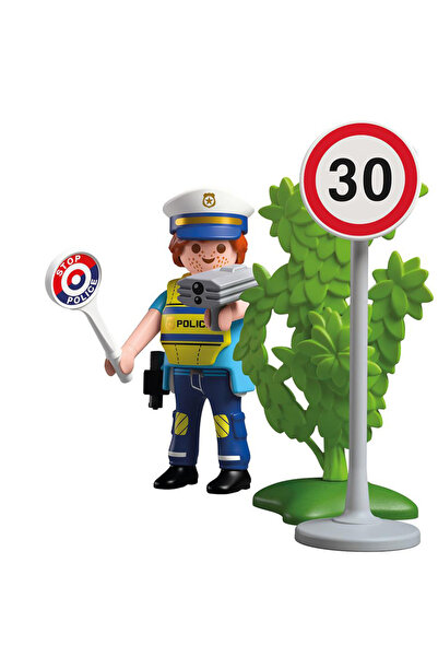 Playmobil Αστυνομικός με ραντάρ ταχύμετρο (72029)