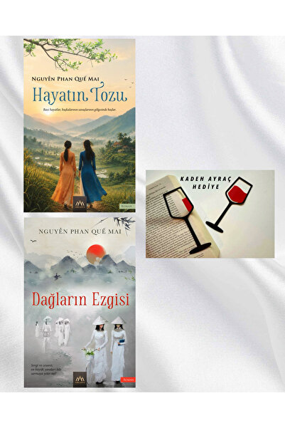 Arkadya Yayınları HAYATIN TOZU / DAĞLARIN EZGİSİ / KADEH FİGÜRLÜ KİTAP AYRACI...