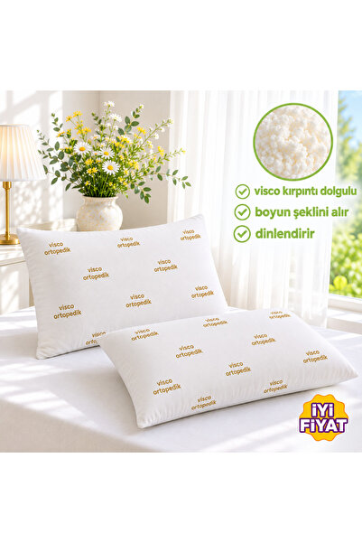 SEVHOME CONCEPT Visco Dolgulu Ortopedik Yastık 50x70 cm -Boyun Desteği sağlar.