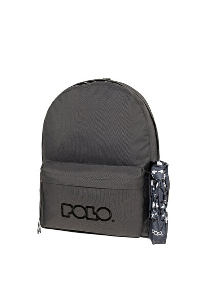 Polo Original Διπλό Σακίδιο Πλάτης Scarf 2 Θήκες Γκρι (2620)