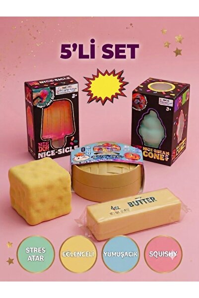 bs bellss accessory 5Li Set Çin Mantısı Squishy (5 Adet Gönderim Yapılmaktadır)