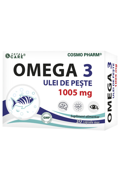 Cosmo Pharm OMEGA 3 ULEI PEȘTE NAT 1005mg /30cps