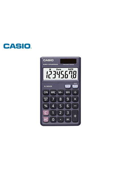 Casio Αριθμομηχανή 8 ψηφίων, μπαταρία 7x11.85 (6-SL-300VER)