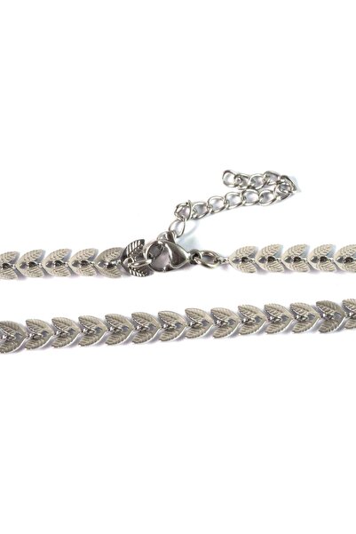 NO BRAND Αλυσίδα Ψαροκόκκαλο μεταλλική ατσάλι 6.2mm μήκος 40cm και επέκταση α...