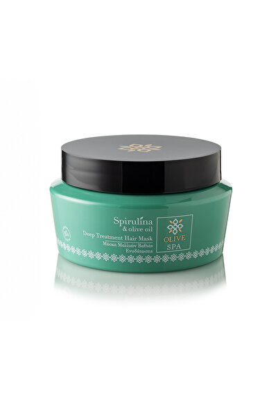 OLIVE SPA Μάσκα Μαλλιών Βαθιάς Ενυδάτωσης με Σπιρουλίνα 250ml