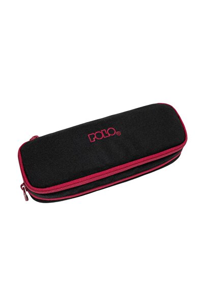 Polo Κενή Διπλή Κασετίνα Μαύρο Ροζ (937004-2033)