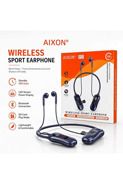GENERAL AIXON FC-02 Wireless Sport Earphones with Bluetooth, LED Power Displa...