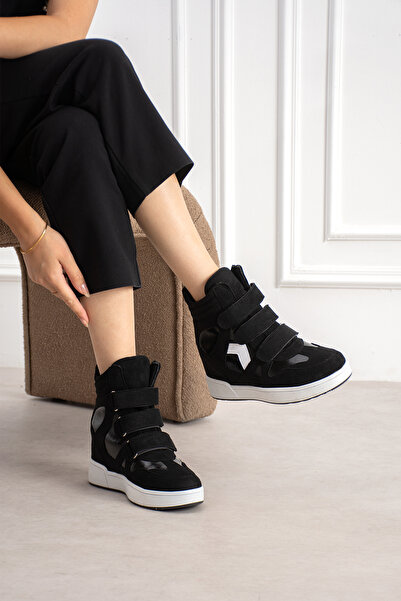 Madam Tarz İzabel Velcro Hidden Heel Boots