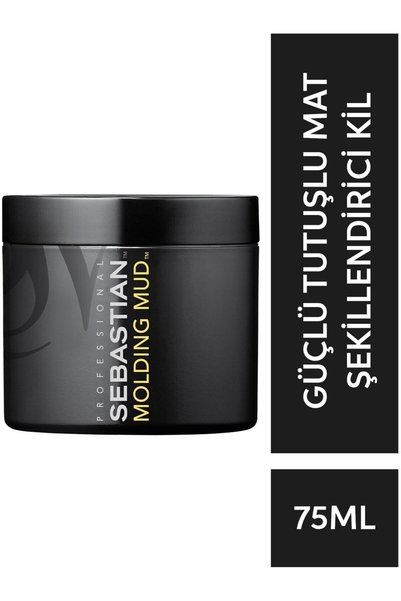 SEBASTIAN Molding Mud Erkekler İçin Esnek Şekillendirici Lifli Saç Kili 75 ml...