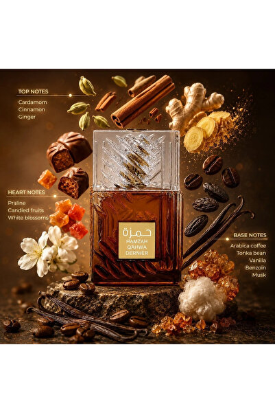 Fragrance Gallery Hamzah Qahwa Dernier Eau de Parfum 100ml | Unisex Perfume