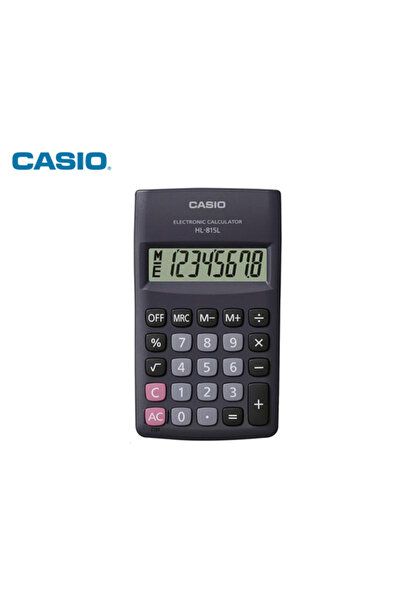 Casio Αριθμομηχανή μπαταρίας 8 ψηφίων (HL-815LBK)