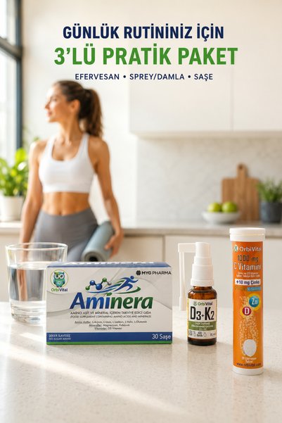 OrbiVital Advantage Package Vitamin C + D3K2 + Aminera