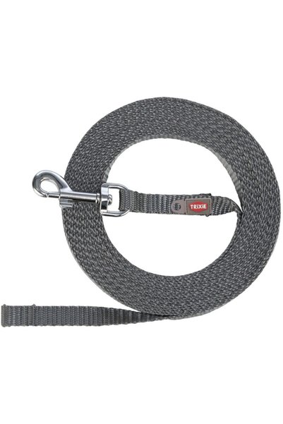 Trixie Lesă de urmărire, extra ușoară, XS-S, grafit, dimensiune 10 m/10 mm