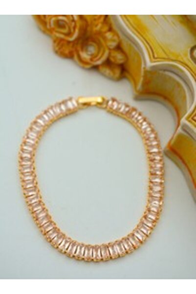 Stoneage Baget Stone Waterway Bracelet - Gold Color -