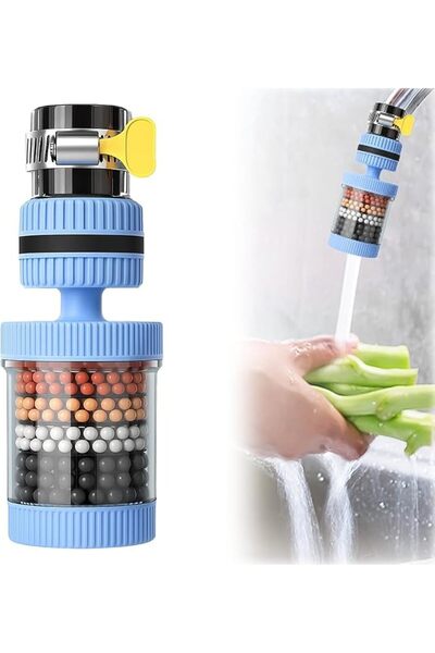 KASTWAVE Sink Filter Water Faucet, Universal 360 ° Rotating Faucet Water Filt...